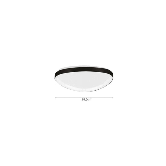 Inlight Πλαφονιέρα οροφής LED 25W 3CCT από λευκό μέταλλο και ακρυλικό D:61,5x5cm (42043-White)