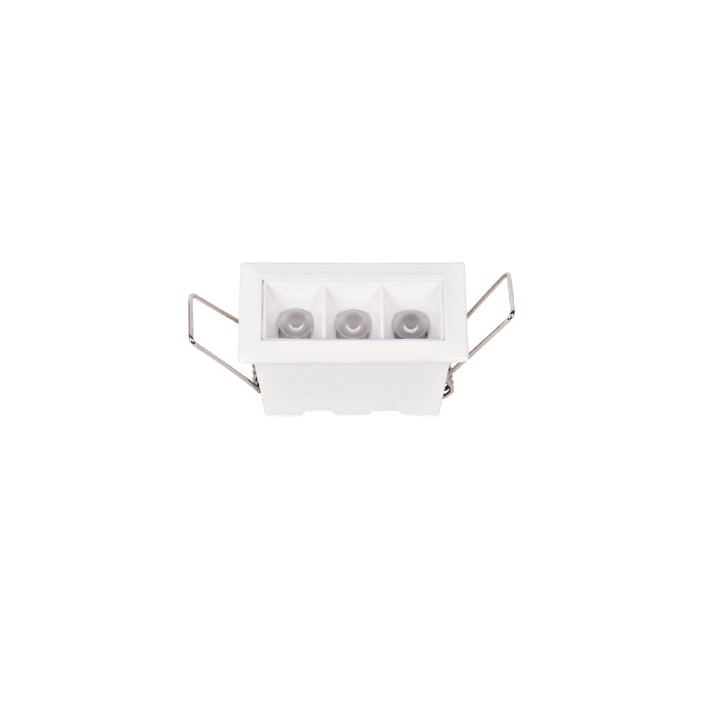 Inlight Downlight σποτ 3*3W 3CCT σε λευκή απόχρωση (X00190W)