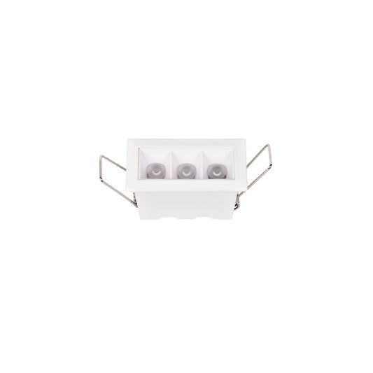 Inlight Downlight σποτ 3*3W 3CCT σε λευκή απόχρωση (X00190W)