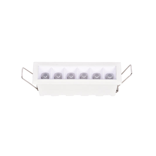 Inlight Downlight σποτ 6*3W 3CCT σε λευκή απόχρωση (X00200W)