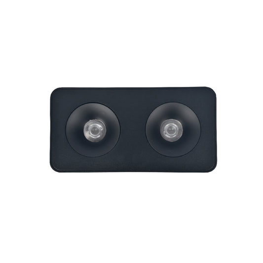 InLight Downlight Mounted σποτ 2*8W 3CCT σε μαύρη απόχρωση (X00270B)