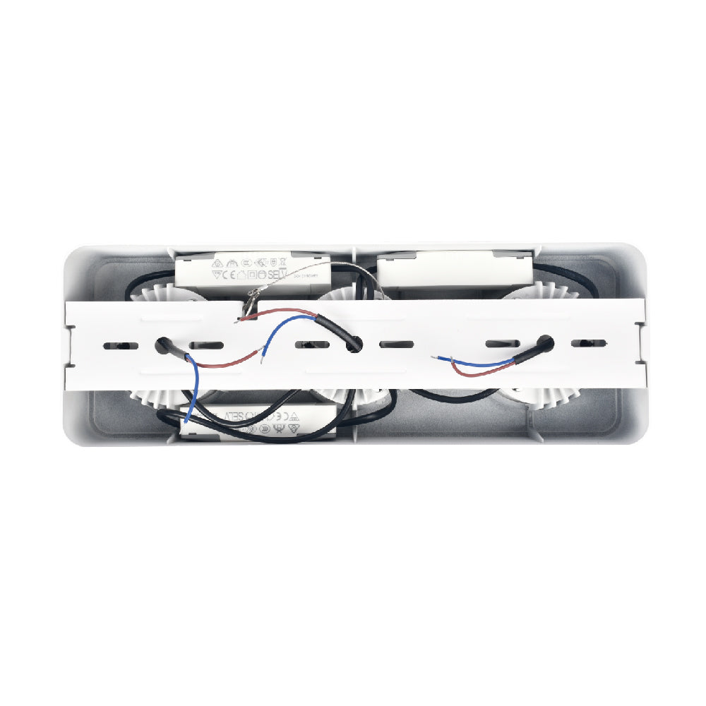 Inlight Downlight Mounted σποτ 3*8W 3CCT σε λευκή απόχρωση (X00280W)