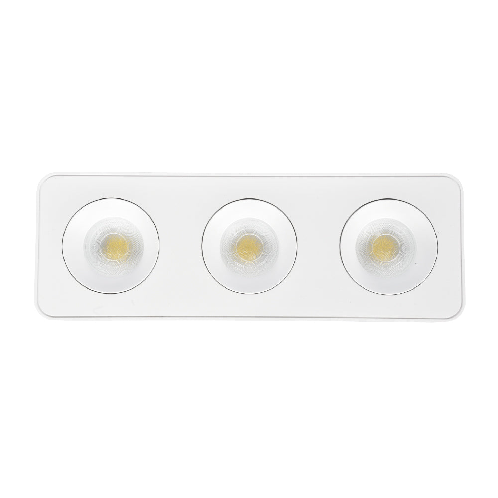Inlight Downlight Mounted σποτ 3*8W 3CCT σε λευκή απόχρωση (X00280W)