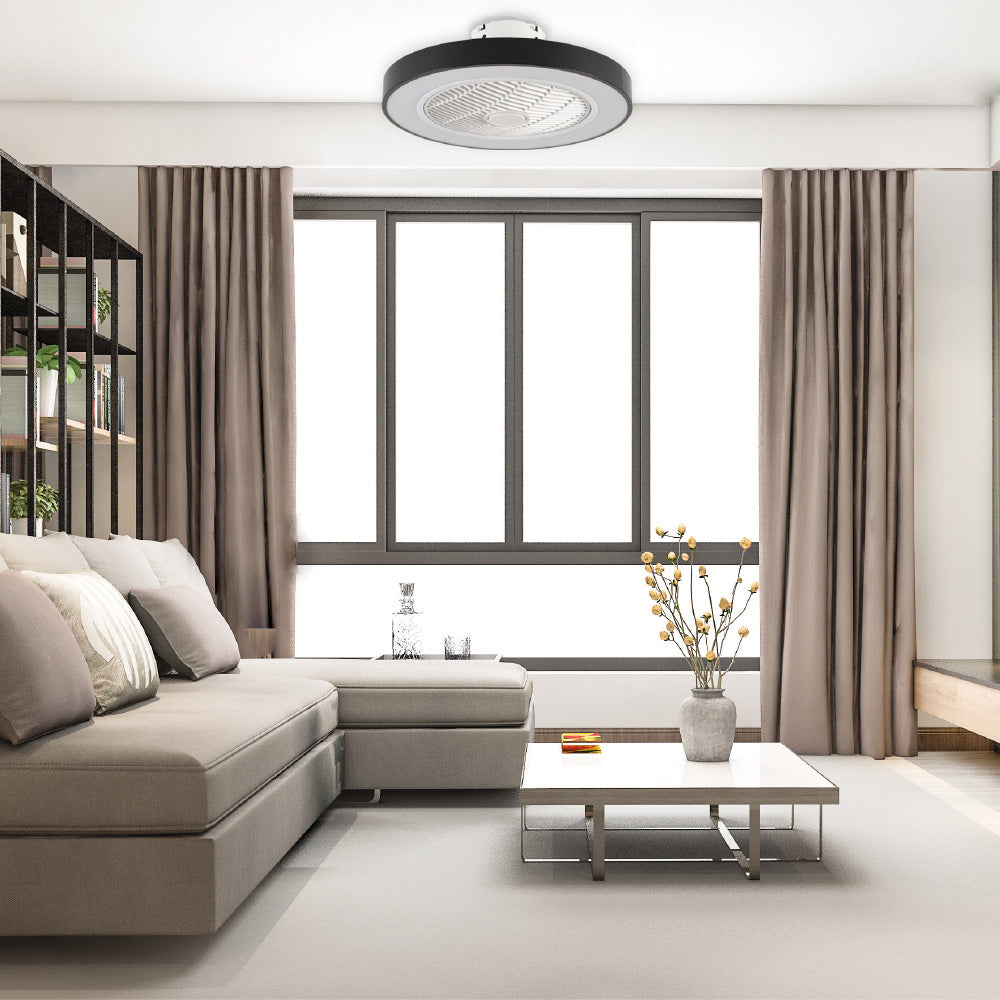 it-Lighting Chilko Ανεμιστήρας Οροφής LED με App Control & 3CCT | Μαύρος (101000320)