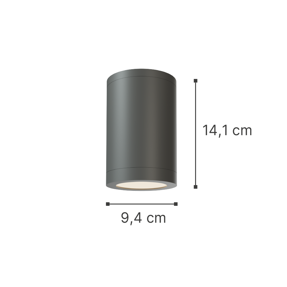 it-Lighting Reindeer 1xGU10 Outdoor Ceiling Down Light White D:14.1cmx9,4cm (80300524)