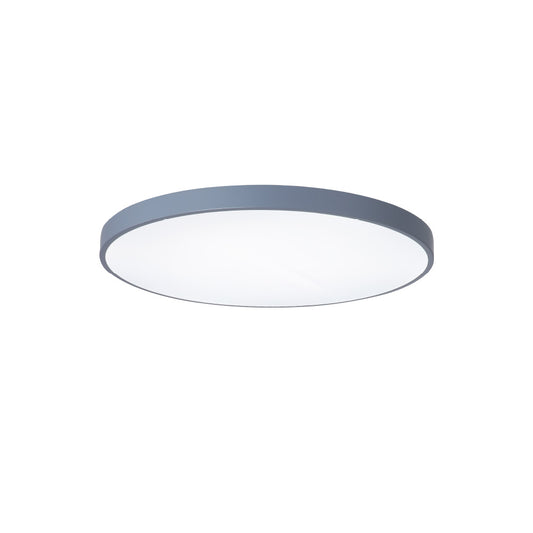 InLight Πλαφονιέρα οροφής LED 50W 3CCT (by switch on base) από γκρί μέταλλο και ακρυλικό D:80cm (42035-A-Gray)