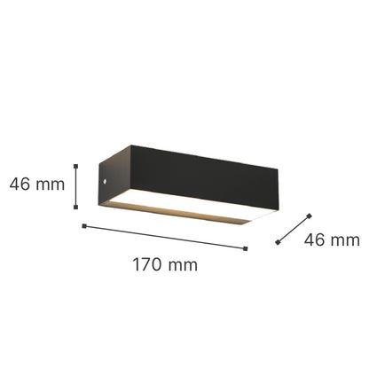 it-Lighting Martin LED 9W 3CCT Outdoor Up-Down Wall Lamp White D:17cmx4.6cm (80200820)