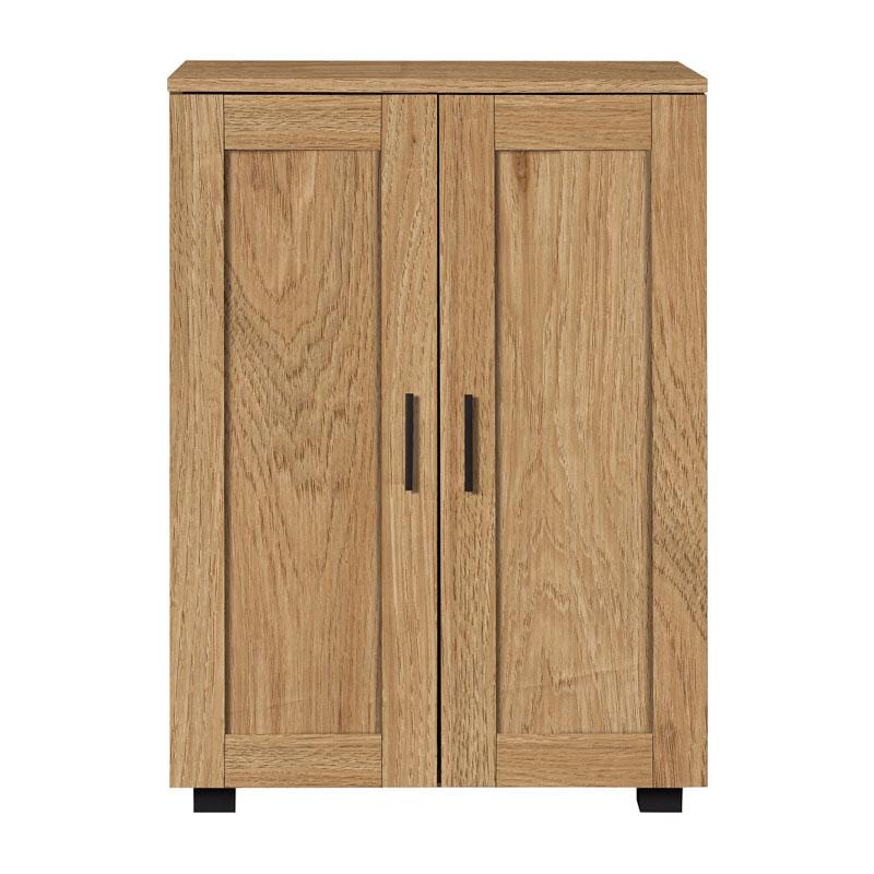 ΠΑΠΟΥΤΣΟΘΗΚΗ Fylliana "Cubo" ΜΕ 4 ΡΑΦΙΑ ΧΡΩΜΑ ARTISAN OAK 60x33x84εκ