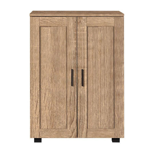 ΠΑΠΟΥΤΣΟΘΗΚΗ Fylliana "Cubo" ΜΕ 4 ΡΑΦΙΑ ΧΡΩΜΑ GREY OAK 60x33x84εκ