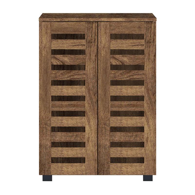 ΠΑΠΟΥΤΣΟΘΗΚΗ Fylliana "Vento" ΜΕ 4 ΡΑΦΙΑ ΧΡΩΜΑ BROWN OAK 60x33x87εκ