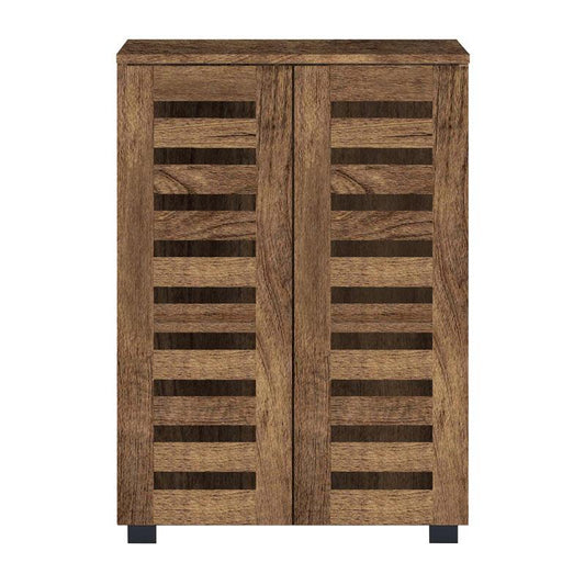 ΠΑΠΟΥΤΣΟΘΗΚΗ Fylliana "Vento" ΜΕ 4 ΡΑΦΙΑ ΧΡΩΜΑ BROWN OAK 60x33x87εκ