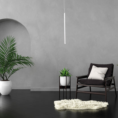 InLight Κρεμαστό φωτιστικό LED 7W 3000K από μέταλλο D:60cm (6070-White)