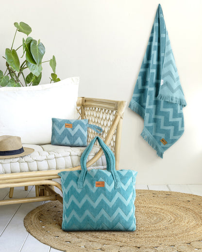 ΤΣΑΝΤΑ ΘΑΛΑΣΣΗΣ VIDA PETROL 46X60 - NIMA HOME 36913