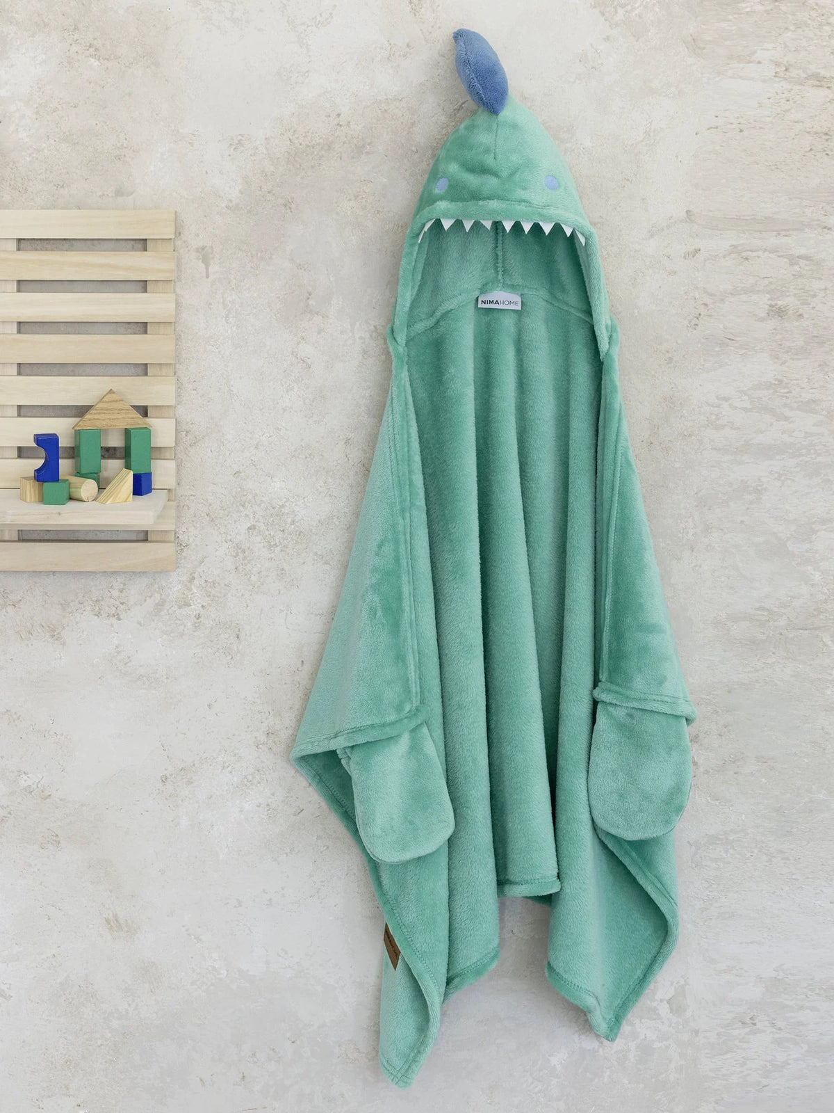 ΠΑΙΔΙΚΗ ΚΑΠΑ SHARKY ΜΕ ΚΟΥΚΟΥΛΑ - NIMA HOME 32388