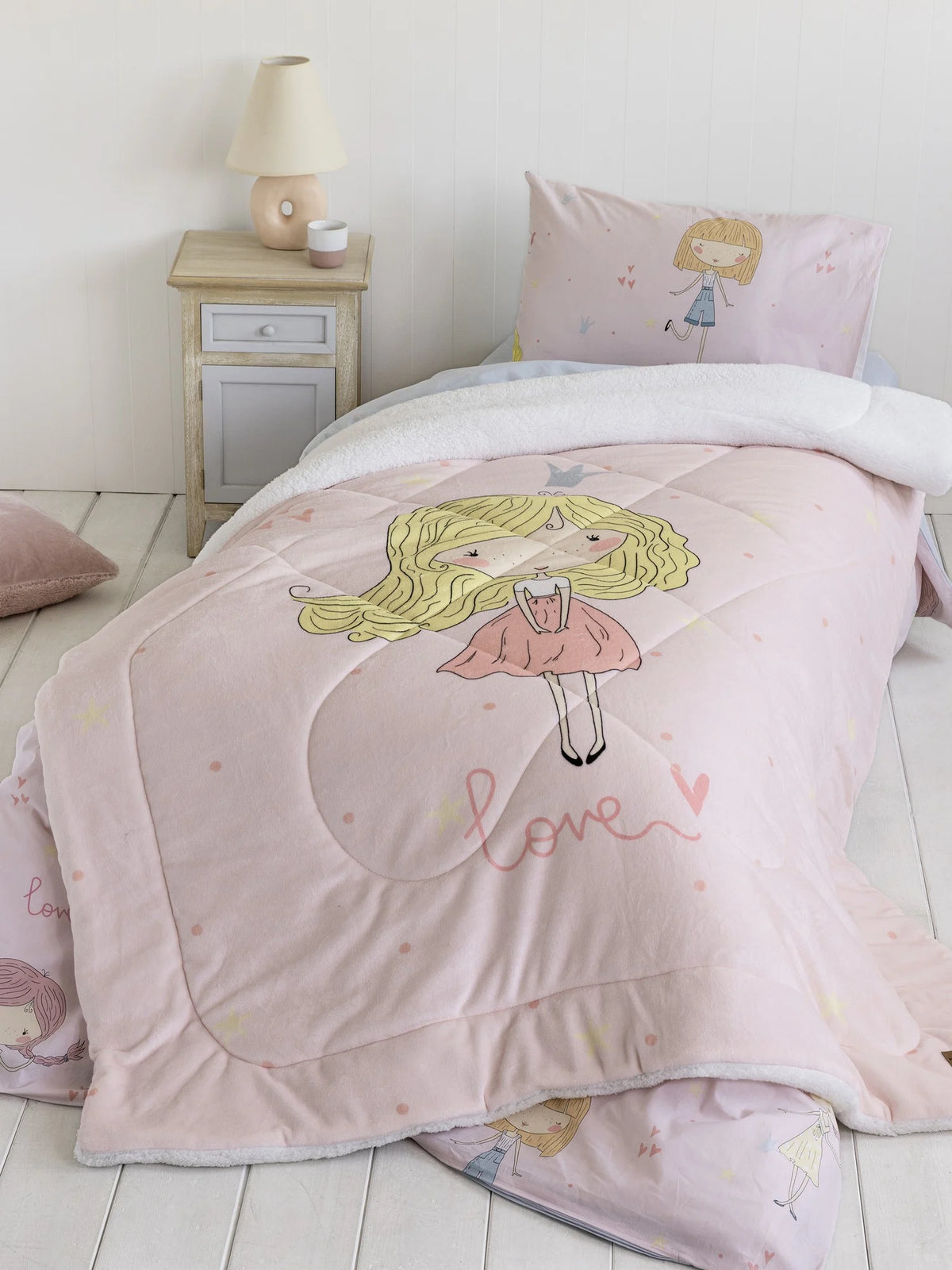 ΚΟΥΒΕΡΤΟΠΑΠΛΩΜΑ ΜΟΝΟ LOVELY - NIMA HOME 33976