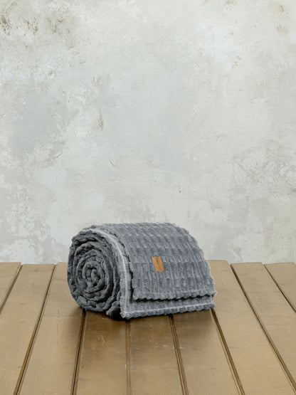 ΚΟΥΒΕΡΤΑ SAVARA DARK GRAY 220X240 - NIMA HOME 35416