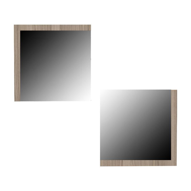 ΣΕΤ 2 ΚΑΘΡΕΦΤΕΣ ΤΟΙΧΟΥ Fylliana Charles GREY OAK 60x60εκ