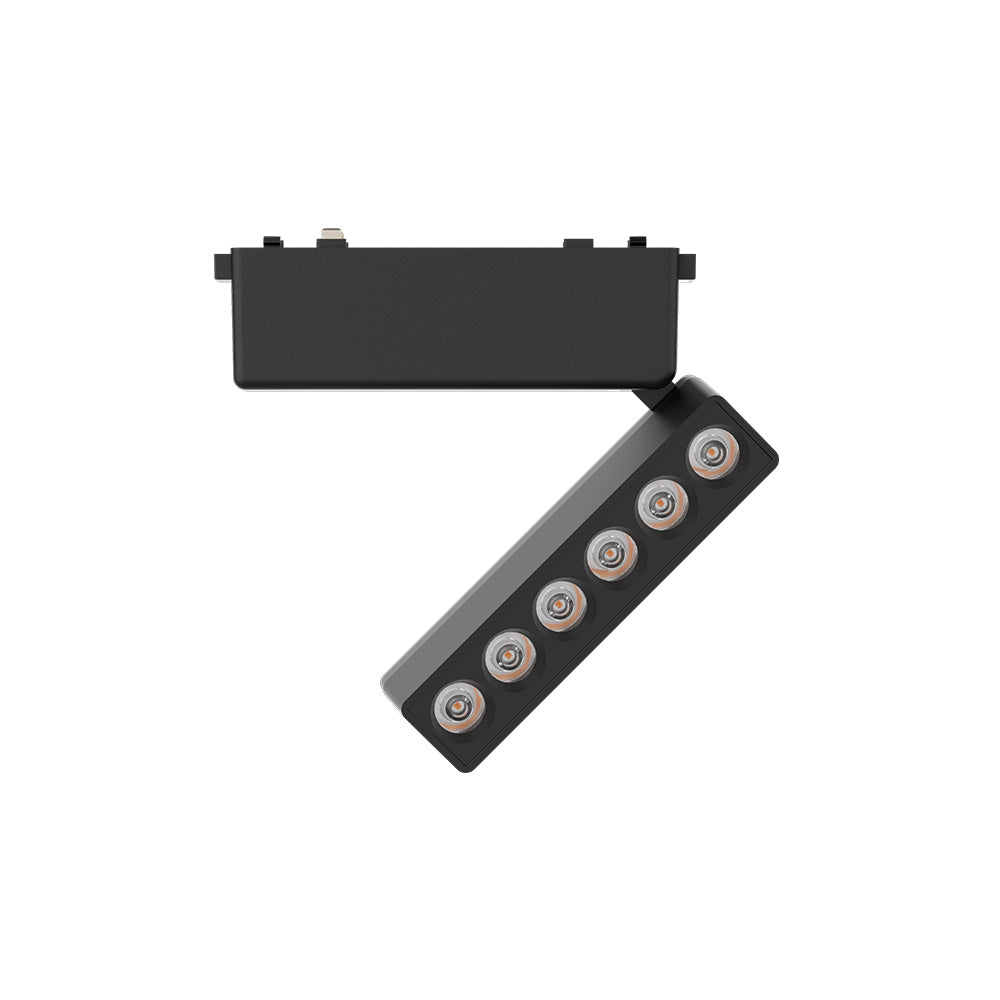 InLight Φωτιστικό LED 6W 3000K για Ultra-Thin μαγνητική ράγα σε μαύρη απόχρωση D:12,2cmX8cm (T03301-BL)