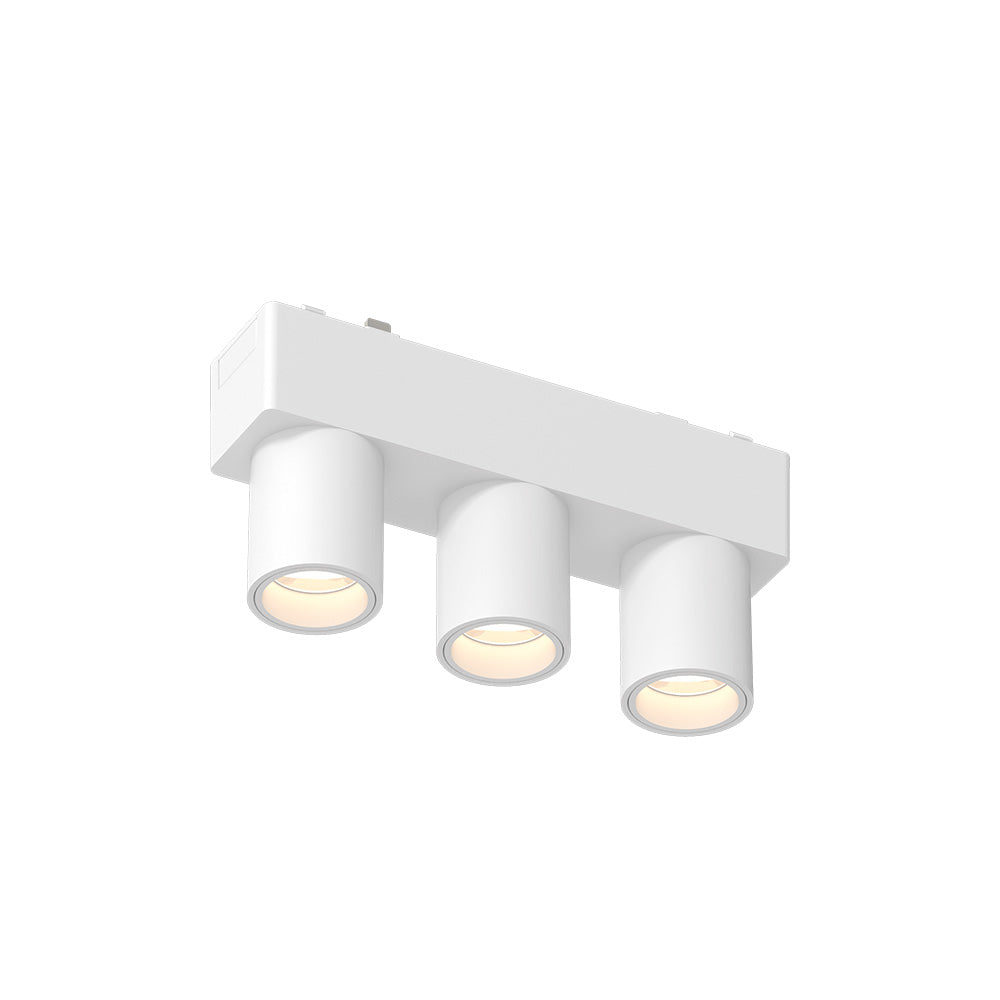 InLight Φωτιστικό LED 6W 3000K για Ultra-Thin μαγνητική ράγα σε λευκή απόχρωση D:12,5cmX5,5cm (T03601-WH)