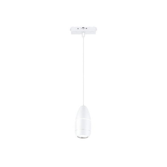 Inlight Κρεμαστό Φωτιστικό LED 5W 3CCT για Ultra-Thin μαγνητική ράγα σε λευκή απόχρωση D:9Χ12cm (TMU0220-White)