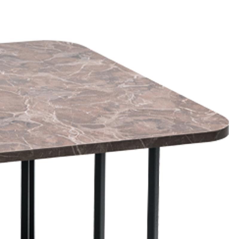ΤΡΑΠΕΖΑΚΙ ΣΑΛΟΝΙΟΥ Fylliana Diamond GREY MARBLE 115x68x45εκ