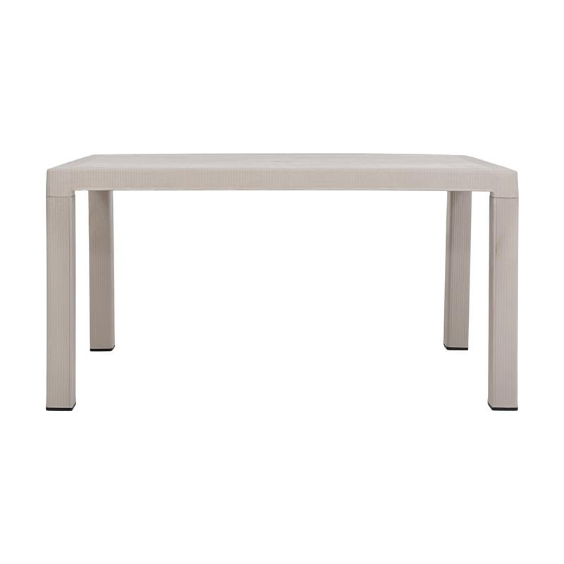 ΤΡΑΠΕΖΙ ΕΞΟΧΗΣ Fylliana Baltic ΜΠΕΖ ΧΡΩΜΑ 140x80x75εκ