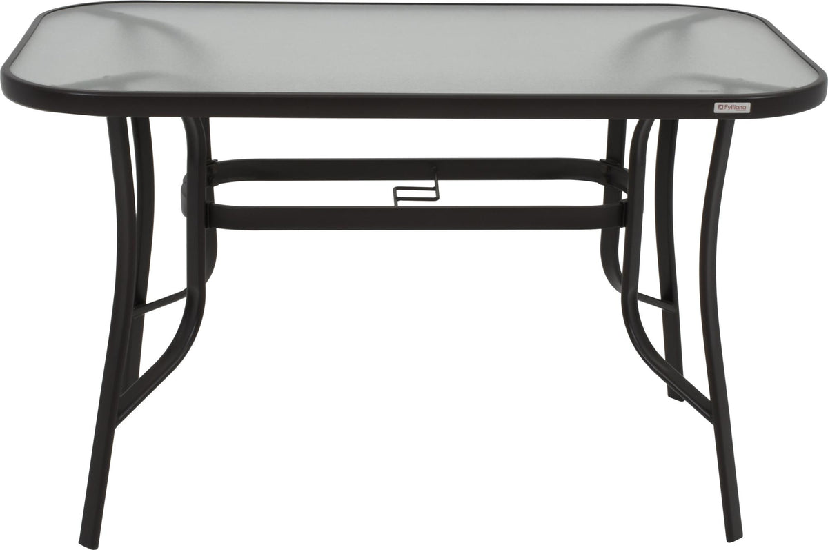 ΤΡΑΠΕΖΙ ΕΞΟΧΗΣ Fylliana STEEL ΚΑΦΕ 120x70x70εκ g.r.d
