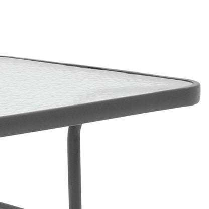 ΤΡΑΠΕΖΙ ΚΗΠΟΥ Fylliana 030 ΓΚΡΙ ΧΡΩΜΑ 140x80x70εκ grd